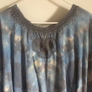 Vintage tie dye kimono style dress